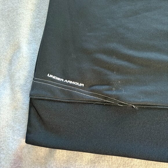 Under Armour Women's Black Fleece Pullover Hoodie Kangaroo Pocket XL - Picture 10 of 13